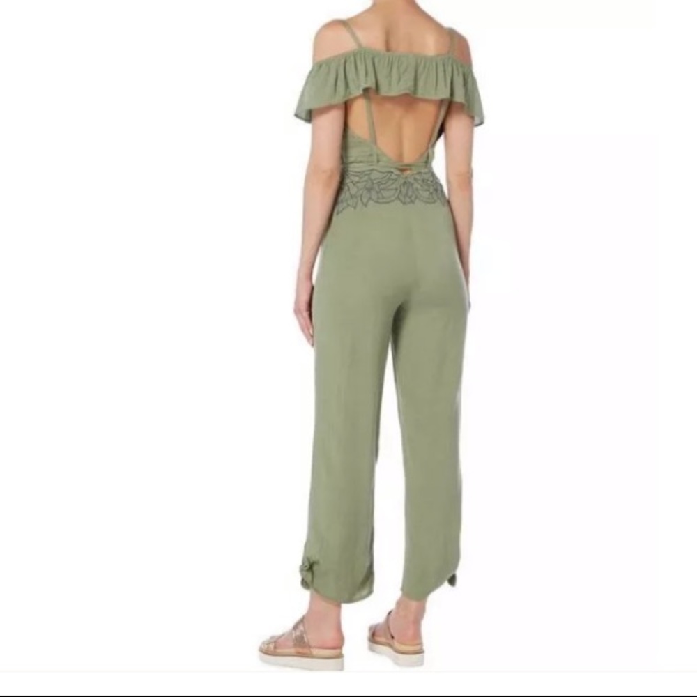 Free People  Off the Shoulder Jumpsuit sz6